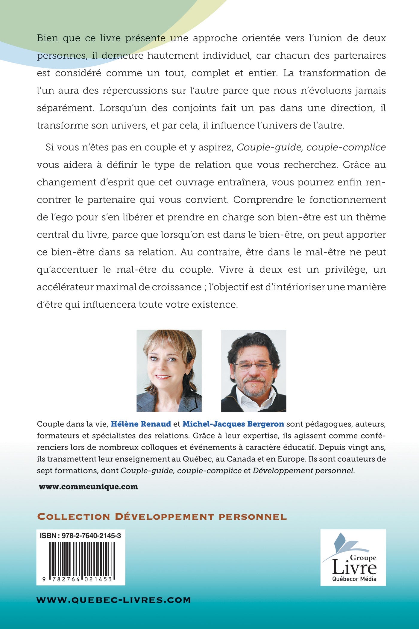 Couverture du livre de Couple-guide, couple-complice : pour ceux qui sont en couple et pour ceux qui aimeraient l'être - papier format